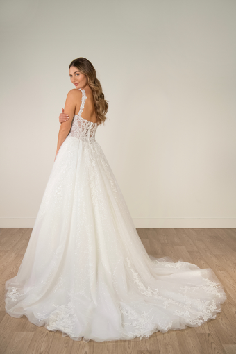 Stella York Style No. SY8314ZN #4 default (IV-BC) Ivory Lace and Tulle over Biscotti Gown (IV-IV) Ivory Lace and Tulle over Ivory Gown thumbnail