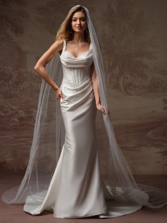 Maggie Sottero Style No. MELISSA MARIE ROYALE (F6MS042B01) #1 All Ivory thumbnail