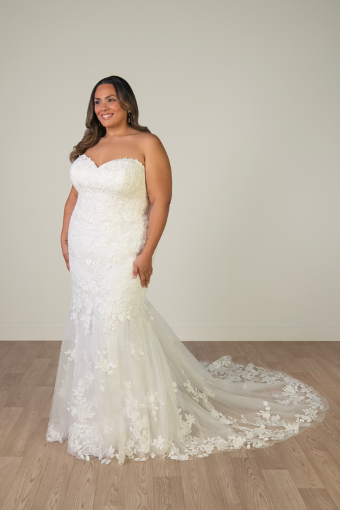 Stella York Style No. SY8332IQ #8 (IV-IV) Ivory Lace and Tulle over Ivory Gown thumbnail