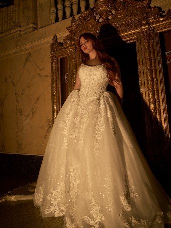 Maggie Sottero Style No. LYRA (F6MS204A01 - Glitter tulle) #0 default All Ivory (gown with Ivory Illusion) thumbnail
