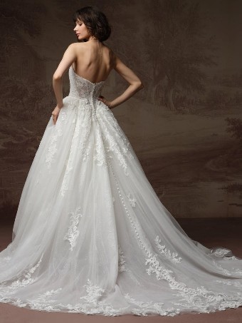 Maggie Sottero Style No. LYRA (F6MS204A01 - Glitter tulle) #6 All Ivory (gown with Ivory Illusion) thumbnail