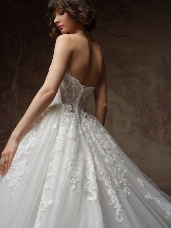Maggie Sottero Style No. LYRA (F6MS204A01 - Glitter tulle) #7 default All Ivory (gown with Ivory Illusion) thumbnail