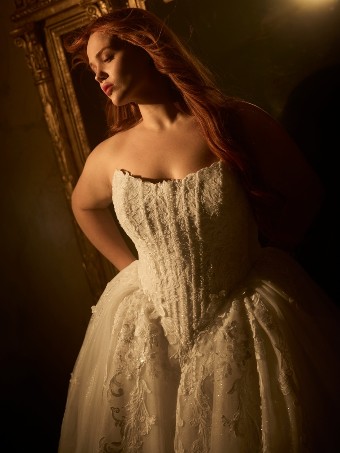 Maggie Sottero Style No. LYRA (F6MS204A01 - Glitter tulle) #2 All Ivory (gown with Ivory Illusion) thumbnail
