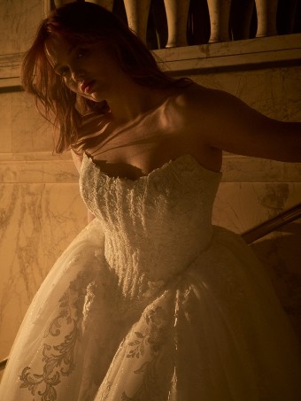 Maggie Sottero Style No. LYRA (F6MS204A01 - Glitter tulle) #3 All Ivory (gown with Ivory Illusion) thumbnail