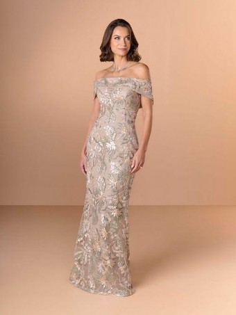 Christina Wu Elegance Style No. 17290 #0 default Taupe Multi thumbnail