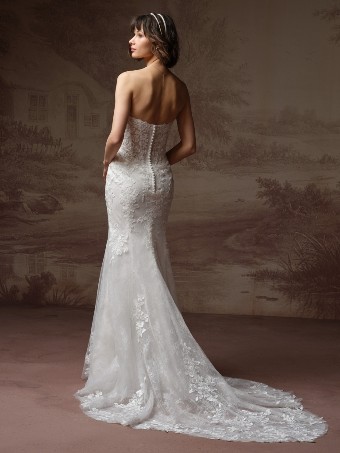 Rebecca Ingram Style No. BRANDY (F6RS117A01 - Unlined bodice) #10 All Ivory (gown with Ivory Illusion) thumbnail
