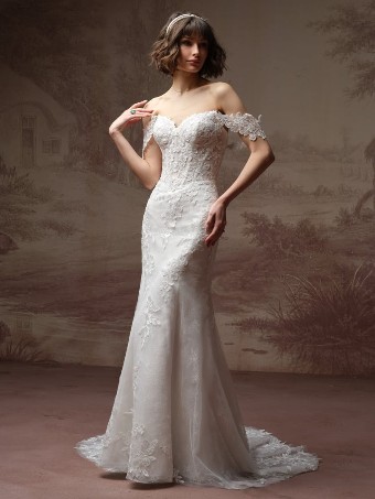 Rebecca Ingram Style No. BRANDY (F6RS117A01 - Unlined bodice) #4 All Ivory (gown with Ivory Illusion) thumbnail