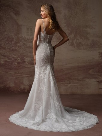 Rebecca Ingram Style No. ESMERALDA LANE (F6RK051A11 - Unlined bodice, Strapless, Sequin tulle) #4 default Ivory over Blush (gown with Ivory Illusion) thumbnail