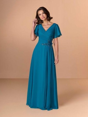 Christina Wu Elegance Style No. 17266 #0 default Teal Blue thumbnail