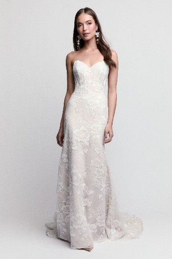 Watters - Locket Brides Style No. Tabby with Sleeves 17132 #2 Ivory-Blush thumbnail