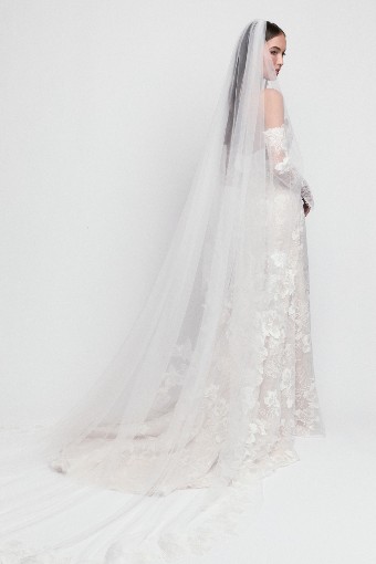 Watters - Locket Brides Style No. Tabby with Sleeves 17132 #9 Ivory-Blush thumbnail