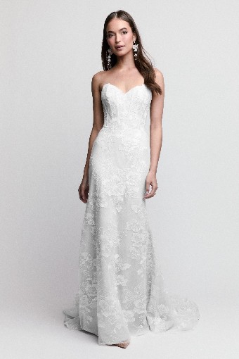 Watters - Locket Brides Style No. Tabby with Sleeves 17132 #1 Ivory-Blush thumbnail