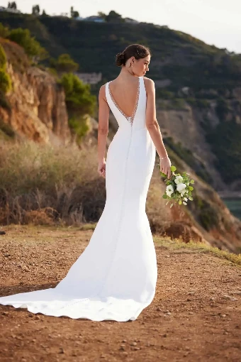Essense of Australia Style No. D3763 #2 (IV-IV) IVORY GOWN W IVORY TULLE ILL... thumbnail