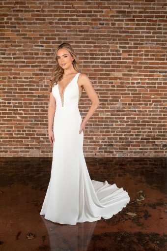 Essense of Australia Style No. D3763 #3 (IV-IV) IVORY GOWN W IVORY TULLE ILL... thumbnail