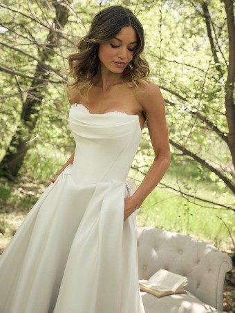 Rebecca Ingram Style No. JOANIE (F6RK126A01) #1 All Ivory (gown with Ivory Illusion) thumbnail
