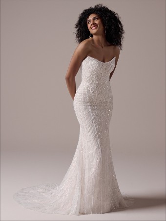 Sottero and Midgley Style No. CONSTANCE (25SS348A01) #2 Ivory/Silver Accent over Soft Nude (gown with Natural Illusion) thumbnail