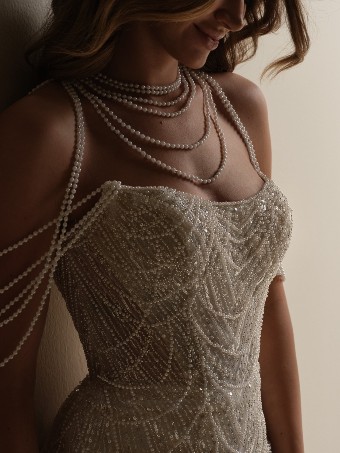 Sottero and Midgley Style No. CONSTANCE (25SS348A01) #7 Ivory/Silver Accent over Soft Nude (gown with Natural Illusion) thumbnail