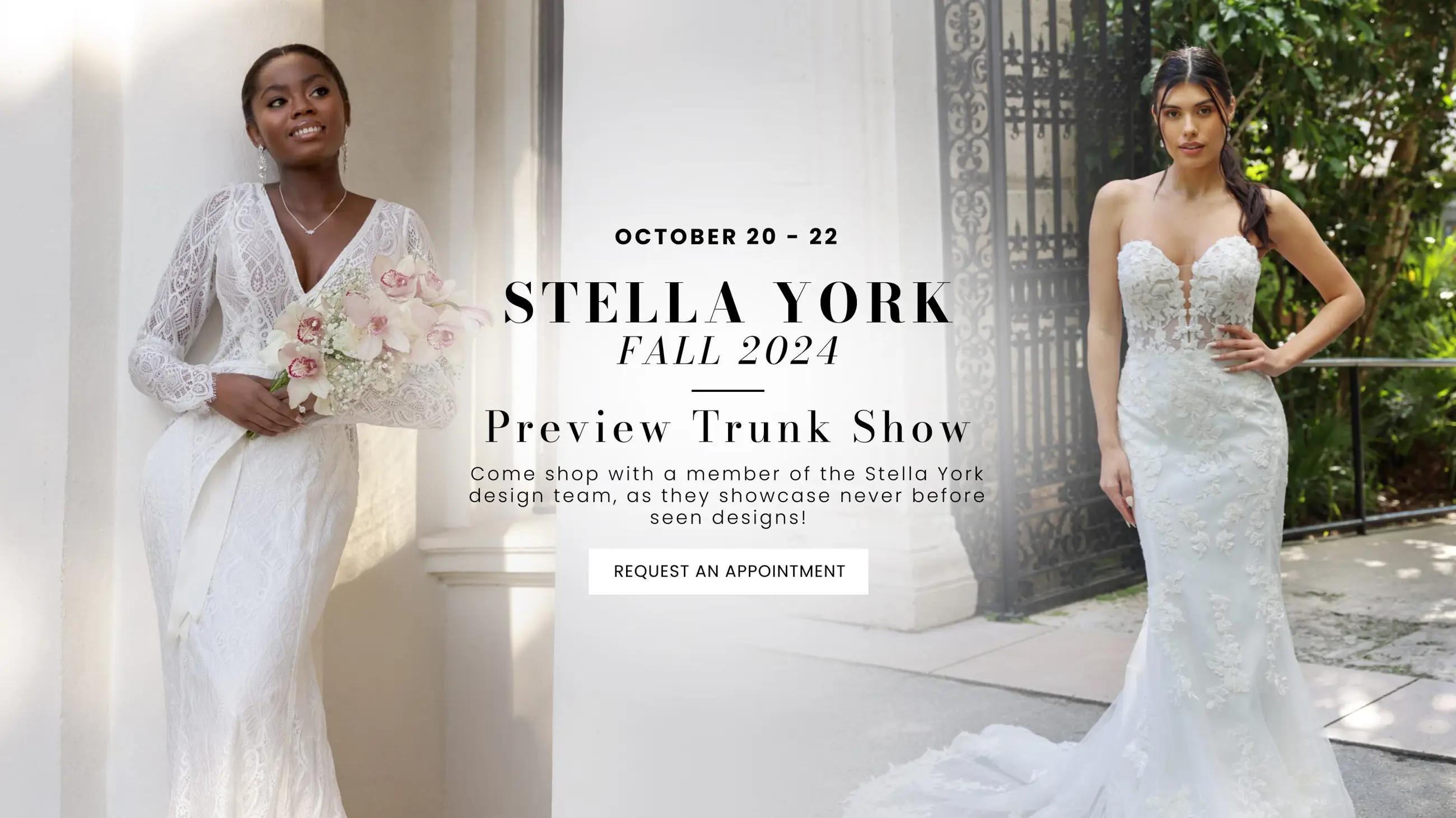 Stella York Preview Trunk Show at Wendy's Bridal