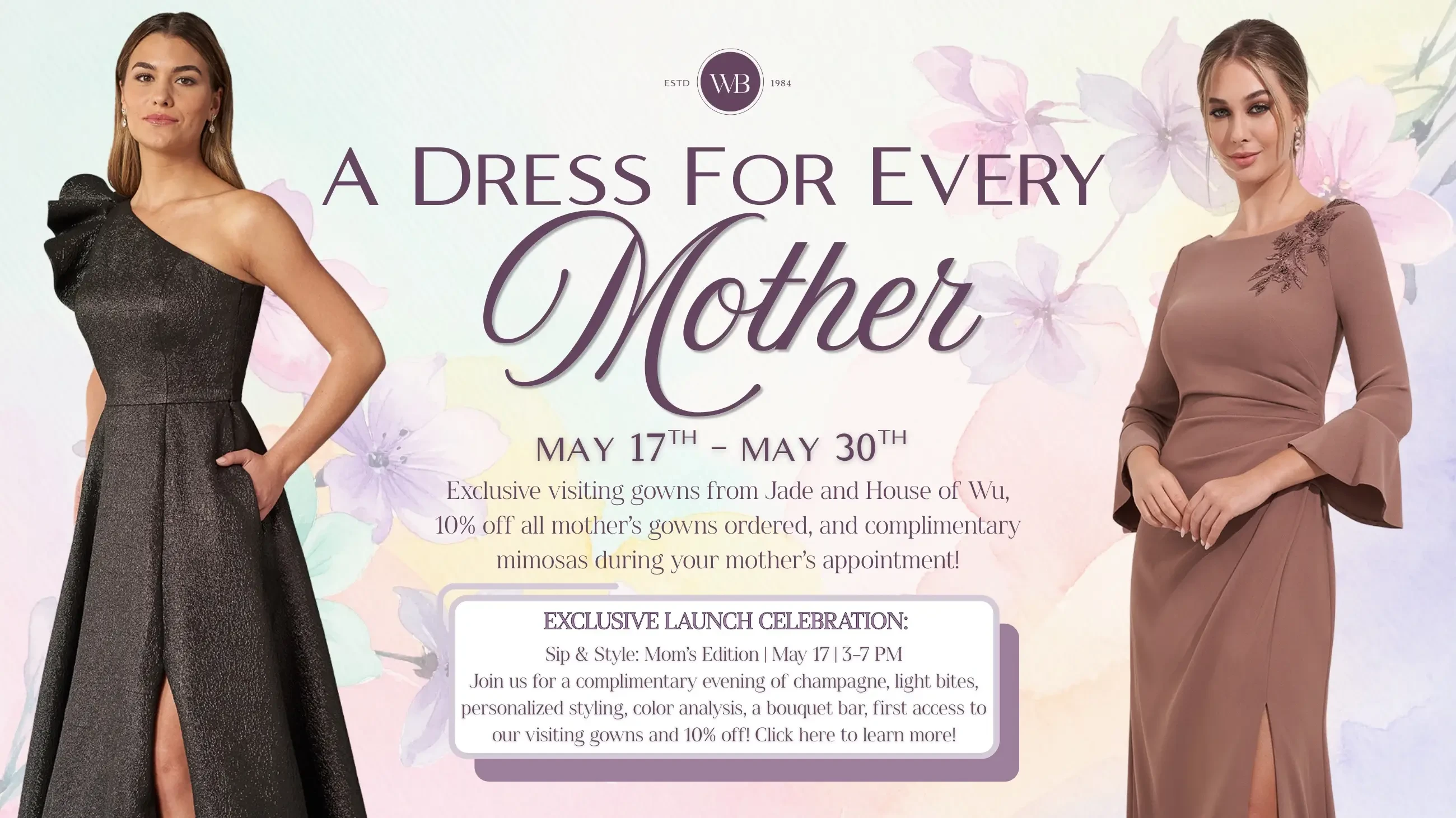 Mothers event at Wendy's Bridal