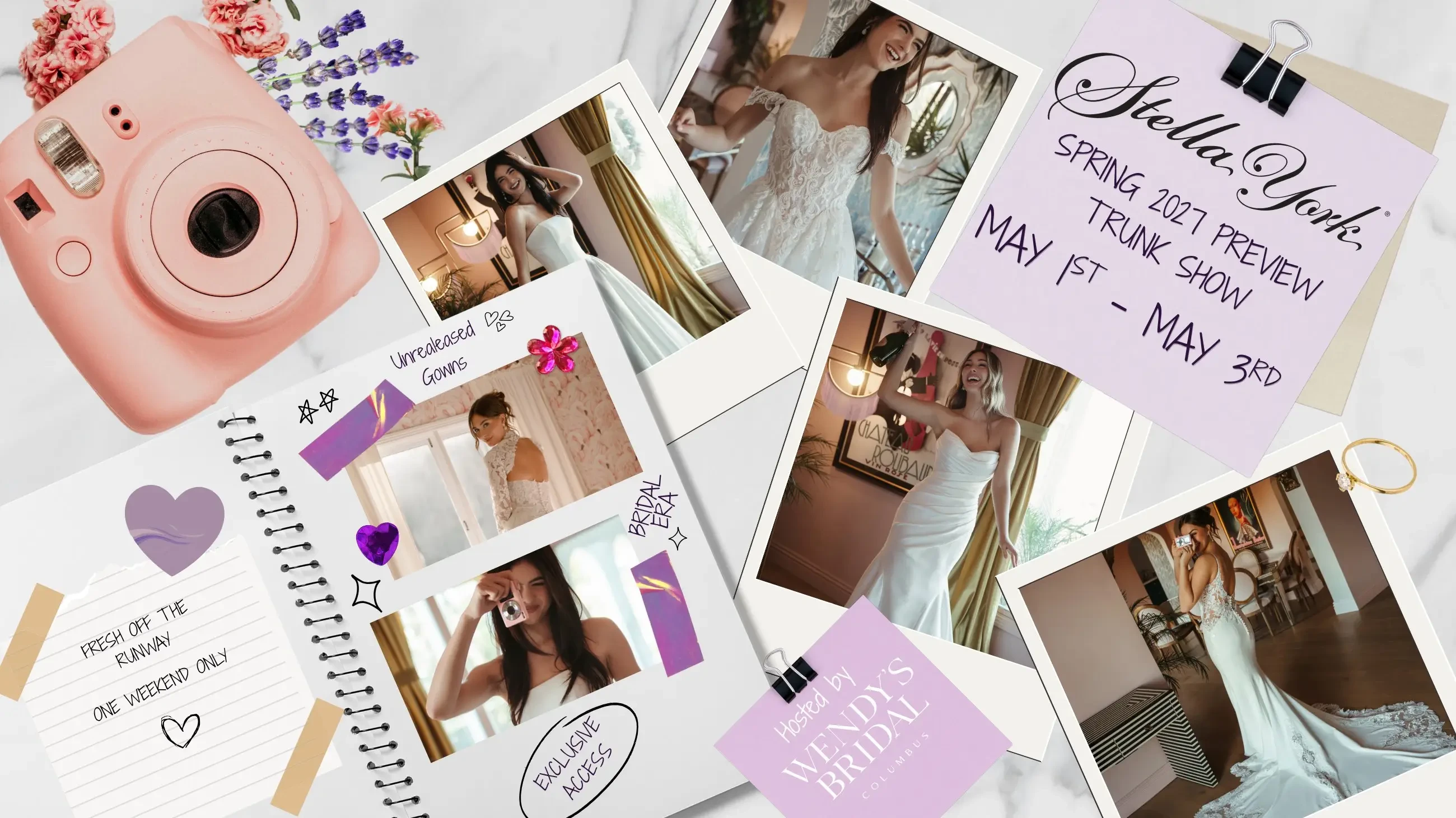 Stella York Spring 2027 Preview Trunk Show at Wendy's Bridal