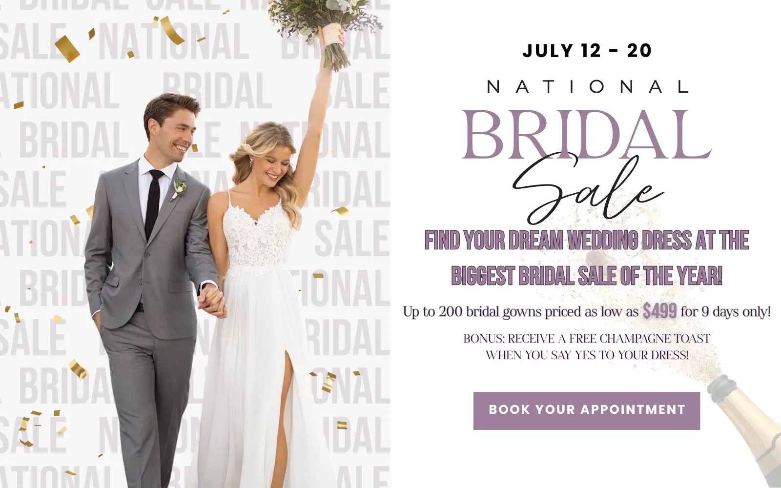 National Bridal Sale at Wendy's Bridal